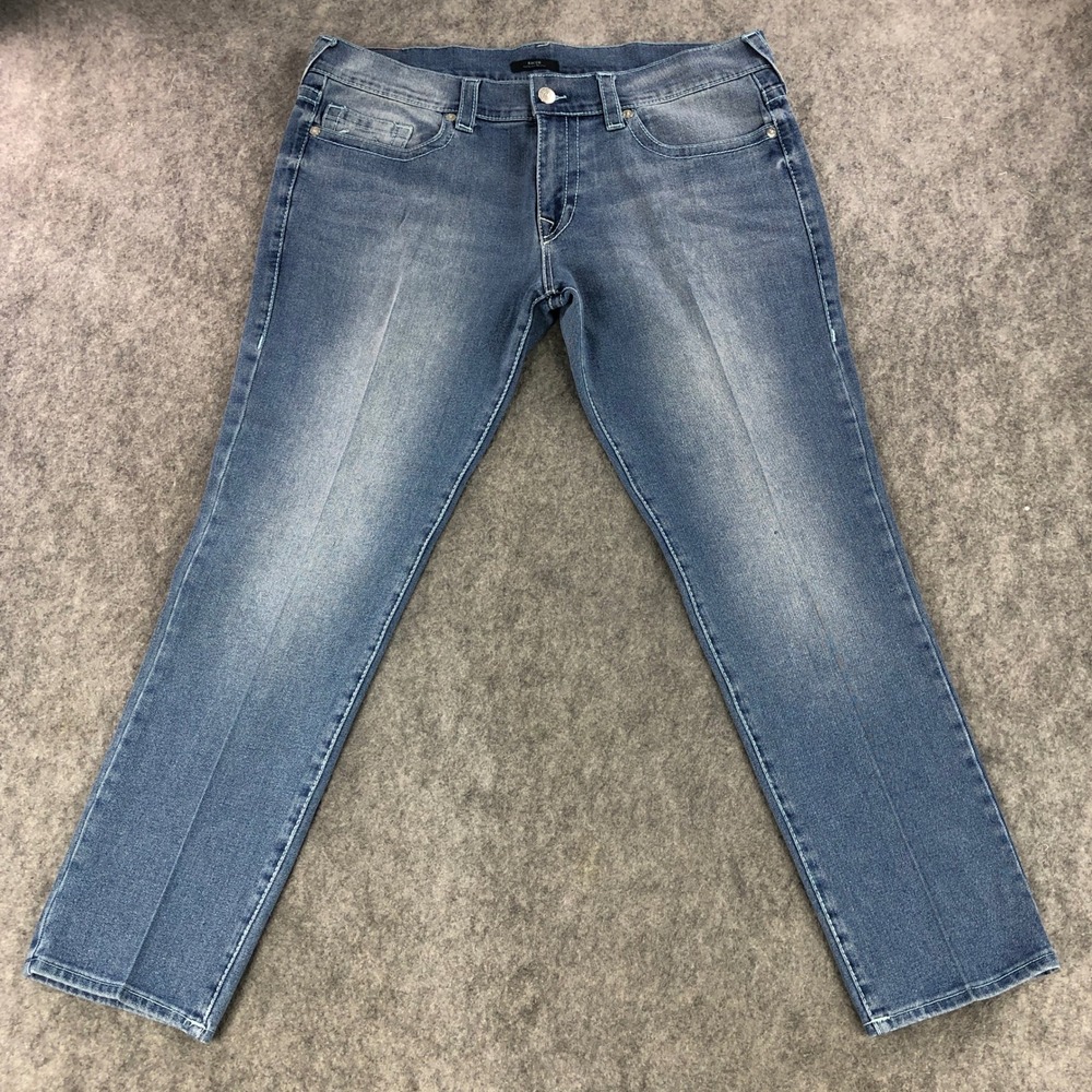 True Religion Jeans Mens 36 (Actual Size 38) Blue Rocco Big T Relaxed Skinny Y2K